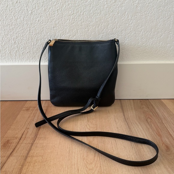 Michael Kors Black Leather Crossbody Bag - Picture 2 of 2